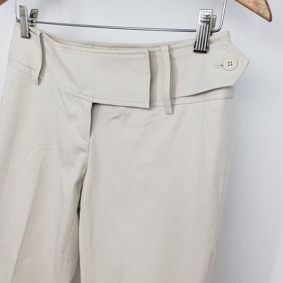 Body by Victoria The Christi Fit Ivory Pants Women's Size 2 Stretchy - Picture 2 of 7